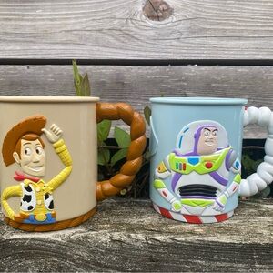Toy Story plastic mugs excellent condition